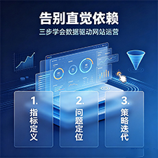昌江建站-告别直觉依赖：三步学会数据驱动网站运营