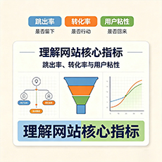 昌江建站-理解网站核心指标：跳出率、转化率与用户粘性
