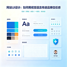 昌江建站-网站UI设计：如何用视觉语言传递品牌信任感