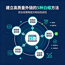 昌江建站-建立高质量外链的5种白帽方法